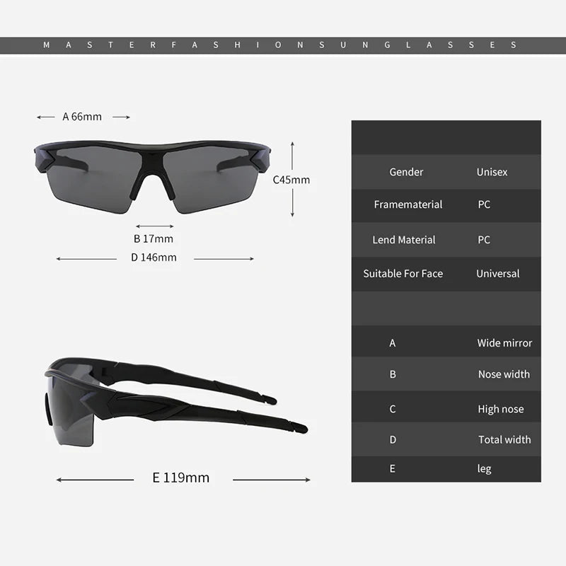 Futuristic Cycling Sunglasses