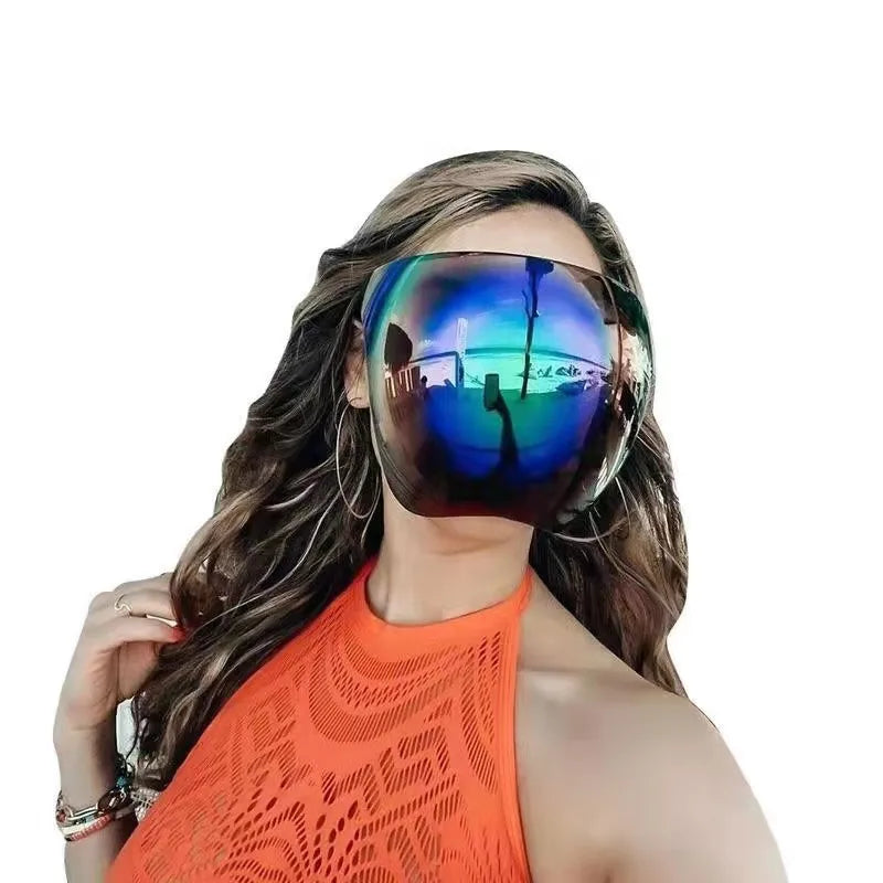 Full Face Solar Mask with Spherical Lens