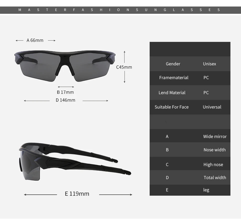 Futuristic Cycling Sunglasses