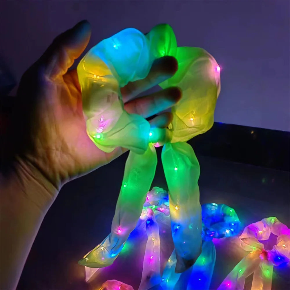 LED Light-Up Rave Hair Bow